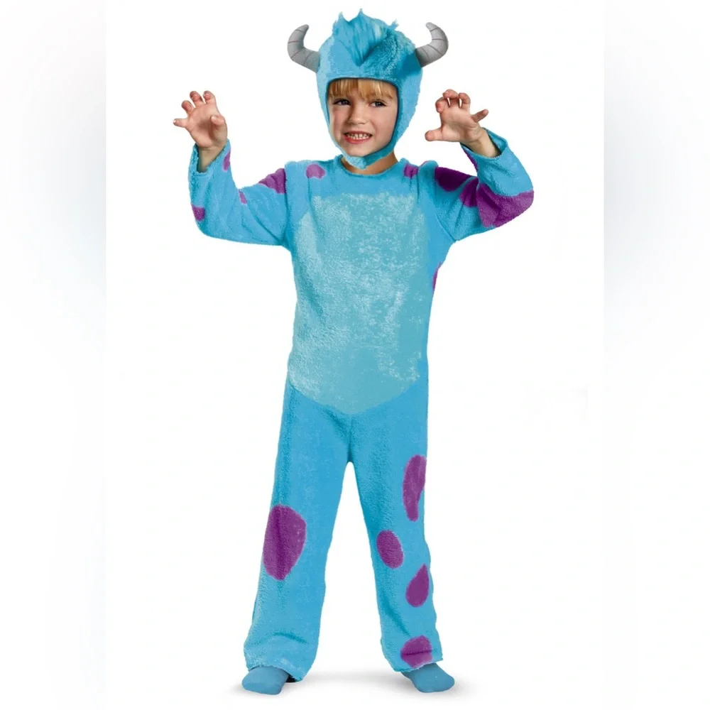 Disguise Disney Pixar Monsters Inc University Sulley Child Costume Size M 3T-4T